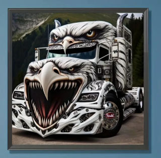 Preview: Diamond Painting LKW Adler